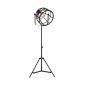 Preview: Stehlampe Sicherung 60x60x145-170 cm Schwarzes Metall