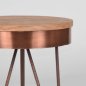 Preview: Beistelltisch SARAN aus natur Mangoholz 44x44x43 cm | Baumstamm Möbel