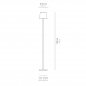 Preview: Tischlampe "Poldina XL" in Anthrazit aus Aluminium