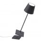 Preview: Tischlampe "Poldina" in Anthrazit aus Aluminium