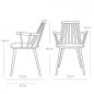 Preview: Aluminium Sessel "Quinn" in Vintage Gelb