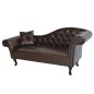 Preview: Divan Chesterfield Ottoman Niovi braun rechts