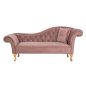Preview: Chesterfield Sofa NIOVI aus Samt in Farbe Rosé