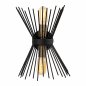 Preview: Wandlampe 2Lichter Metall Schwarz 23X16X33 cm