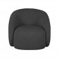 Preview: "Alby" armchair in anthracite boucle