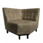 Preview: Viggo Eck-Sitzbank 85x85 cm in Farbe Braun