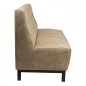 Preview: Viggo Sitzbank 120cm in Farbe Creme Taupe
