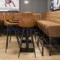 Preview: Vinnie Hohe Sitzbank 120cm in Farbe Cognac
