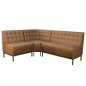 Preview: Vinnie Sitzbank 120cm in Farbe Cognac