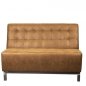 Preview: Vinnie Sitzbank 120cm in Farbe Cognac