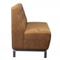 Preview: Vinnie Sitzbank 120cm in Farbe Cognac