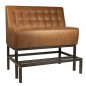 Preview: Vinnie Hohe Sitzbank 120cm in Farbe Cognac