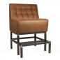 Preview: Vinnie Hohe Sitzbank 80cm in Farbe Cognac