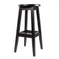 Preview: "Oude IJssel" bar stool made of wood