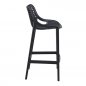 Preview: Barhocker "Air" aus Polypropylen in schwarz