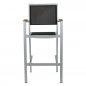 Preview: Barhocker "Cenon" aus Aluminium in silber