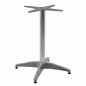 Preview: Aluminum Base 4legs 65x65x70cm with cross 48x48cm Chromed