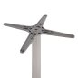 Preview: Tischuntergestell aus verchromtem Aluminium