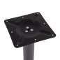 Preview: Mattgraues Tischuntergestell aus Metall 40x40xH72cm