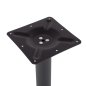 Preview: Tischuntergestell aus mattgrauem Metall Φ45xH72 cm