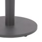 Preview: Tischuntergestell aus mattgrauem Metall Φ45xH72 cm