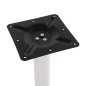 Preview: Mattweißes Tischuntergestell aus Metall 40x40xH72 cm