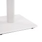 Preview: Mattweißes Tischuntergestell aus Metall 40x40xH72 cm