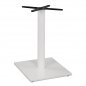 Preview: Outdoor Tischuntergestell aus Metall in weiss matte 45Χ45Χ70cm mit Kreuz 45Χ45cm
