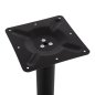 Preview: Mattschwarzes Tischuntergestell aus Metall 40x40xH72 cm