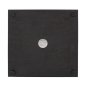 Preview: Matt gray metal table base 45 x 45 x H71.5 cm