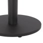 Preview: Tischuntergestell aus mattschwarzem Metall Φ45xH72 cm