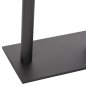 Preview: STEHTISCHGESTELL MITTELHÖHE MATTGRAUEM METALL 2-SÄULEN 40Χ80Χ90 cm
