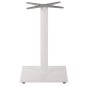 Preview: UNTERGESTELL FÜR TISCH ALUMINIUM MATTWEISS-48x48cm KREUZ- 45Χ45Χ73 cm - Kopie