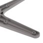 Preview: UNTERGESTELL FÜR TISCH ALUMINIUM MATTWEISS-48x48cm KREUZ- 45Χ45Χ73 cm - Kopie