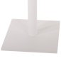 Preview: UNTERGESTELL FÜR TISCH ALUMINIUM MATTWEISS-48x48cm KREUZ- 45Χ45Χ73 cm - Kopie