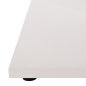Preview: UNTERGESTELL FÜR TISCH ALUMINIUM MATTWEISS-48x48cm KREUZ- 45Χ45Χ73 cm - Kopie