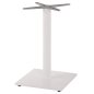 Preview: UNTERGESTELL FÜR TISCH ALUMINIUM MATTWEISS-48x48cm KREUZ- 45Χ45Χ73 cm - Kopie