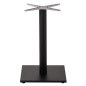 Preview: UNTERGESTELL FÜR TISCH ALUMINIUM GRAU-48x48cm KREUZ- 45Χ45Χ73 cm