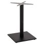 Preview: UNTERGESTELL FÜR TISCH ALUMINIUM GRAU-48x48cm KREUZ- 45Χ45Χ73 cm