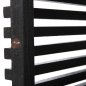 Preview: BARTISCHBEINE-UNTERGESTELL QUADRATISCH MINDIHOLZ IN SCHWARZ 40x40x90Hcm