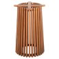 Preview: RUNDER TISCHGESTELL MINDI NATURHOLZ Φ60x74Ycm.