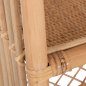 Preview: BÜCHERREGAL AUS NATÜRLICHEM RATTAN IN NATÜRLICHER FARBE 80x40x182Hcm