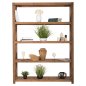 Preview: BÜCHERREGAL RECYCELTES TEAK IN NATURAL 150x45x200Hcm