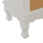 Preview: Vitrine "Melody" in braun und Ekru 40,5Χ30Χ100cm