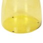 Preview: BEISTELLTISCH RANE HELLGRÜNES GLAS, METALLPLATTE IN GOLD, Φ36x47Hcm