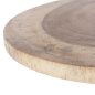 Preview: BEISTELLTISCH RUND MASSIVES SUARHOLZ IN NATÜRLICHER FARBE Φ38,5x51,5Hcm