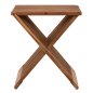 Preview: SIDE TABLE FOLDABLE MADE OF TEAK WOOD IN NATURAL COLOR 40x33x45cm