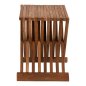 Preview: SIDE TABLE FOLDABLE MADE OF TEAK WOOD IN NATURAL COLOR 40x33x45cm