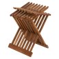 Preview: SIDE TABLE FOLDABLE MADE OF TEAK WOOD IN NATURAL COLOR 40x33x45cm