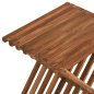 Preview: SIDE TABLE FOLDABLE MADE OF TEAK WOOD IN NATURAL COLOR 40x33x45cm